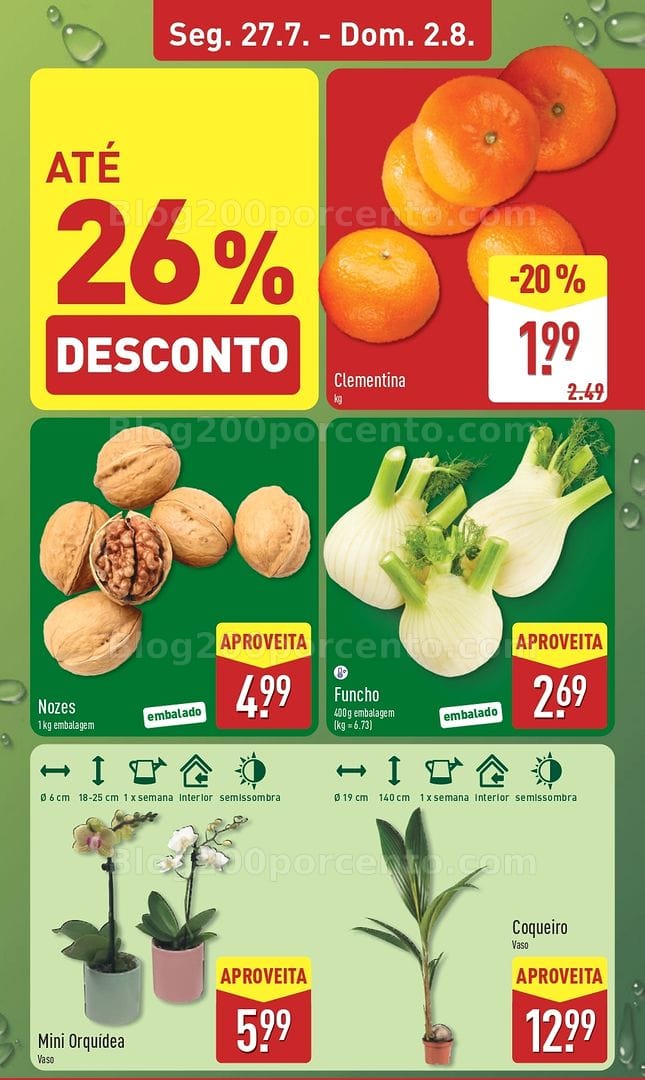 Antevisão Folheto ALDI Promoções de 27 julho a 2 agosto